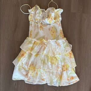Sabo Skirt Yellow Floral Dress